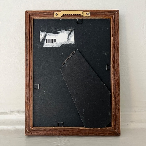 Small Vintage Cape Fear Wilmington Map Table Top Art Map with Wood Frame Decor - Picture 4 of 5